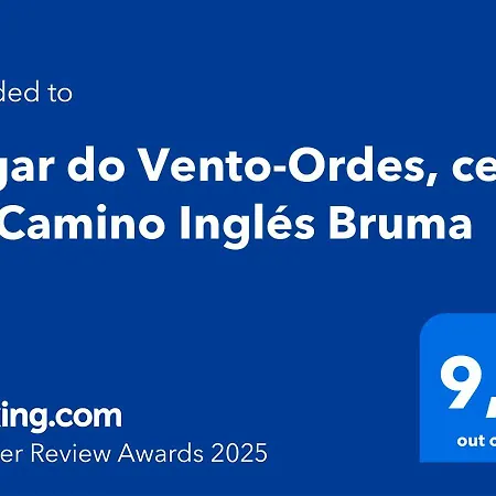 Fogar Do Vento-Ordes, Cerca De Camino Ingles Bruma Zewnętrze zdjęcie